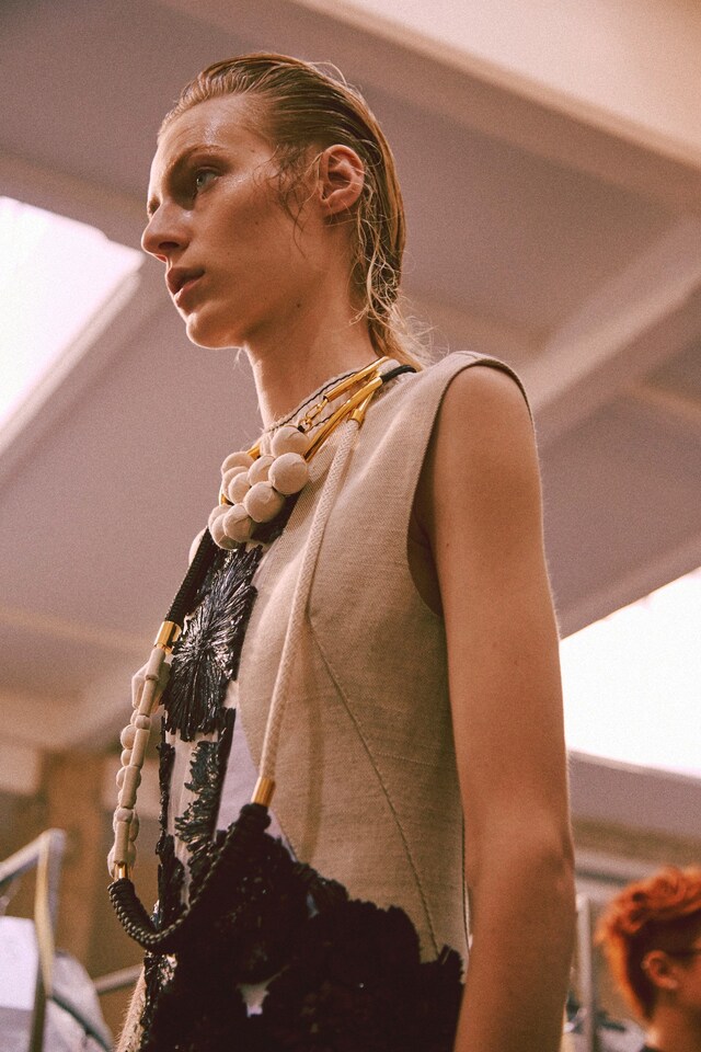 Backstage at Marni SS15 12