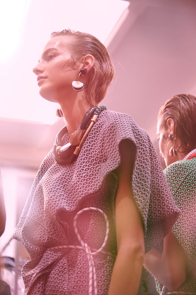 Backstage at Marni SS15 17