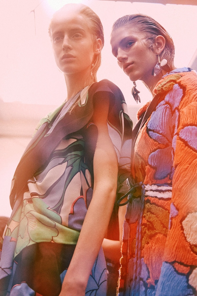 Backstage at Marni SS15 5