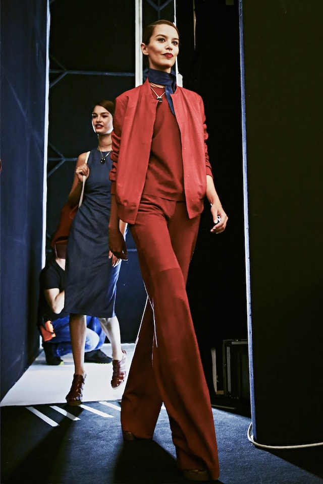 Backstage at Trussardi SS15 19