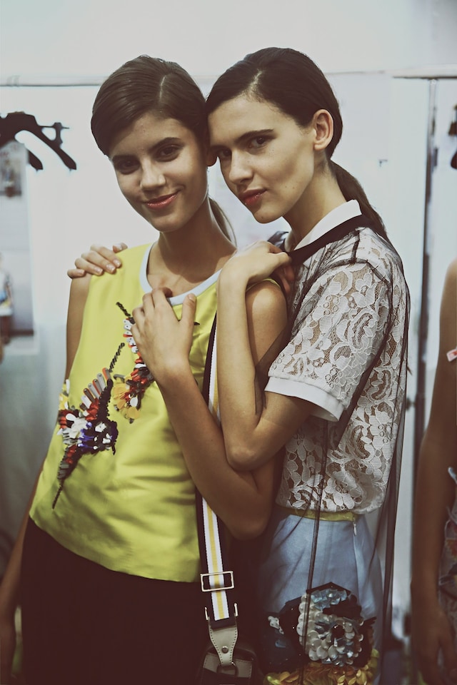Backstage at MSGM SS15 8