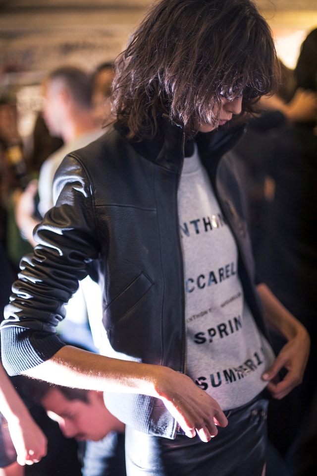 Backstage at Anthony Vaccarello SS15 Paris 19