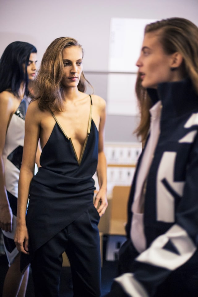Backstage at Anthony Vaccarello SS15 Paris 14