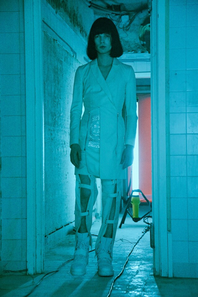 Hood by Air SS15, womenswear, Dazed backstage 9