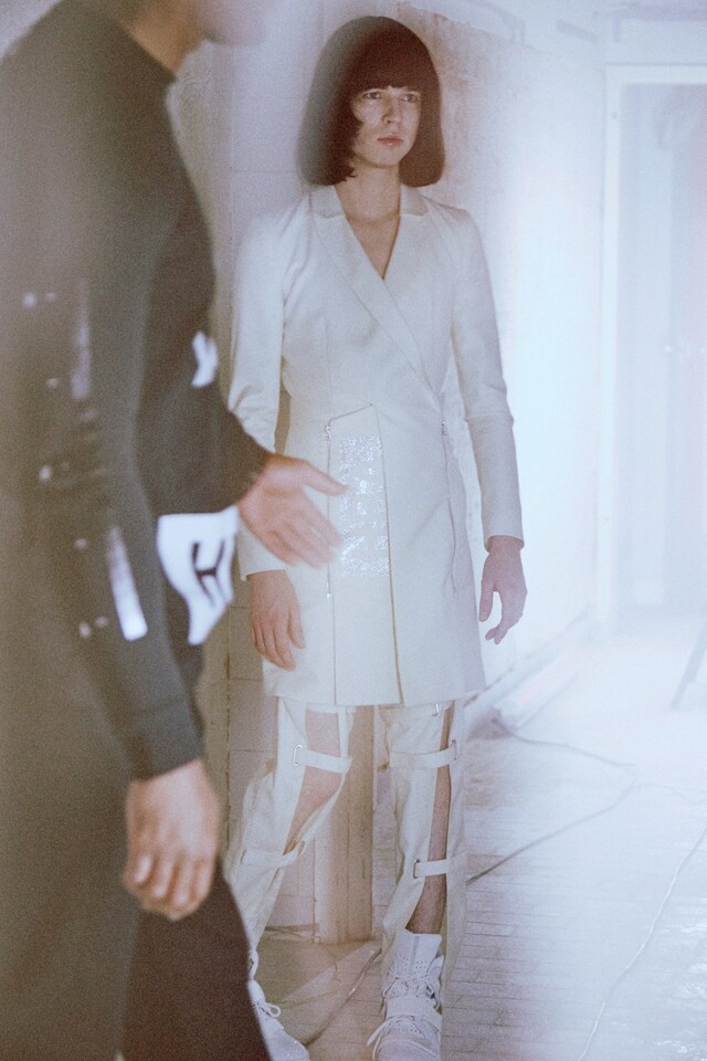 Hood by Air SS15, womenswear, Dazed backstage 16