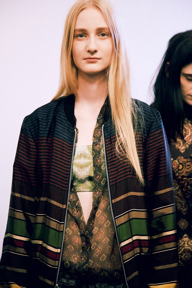 Dries Van Noten SS15, womenswear, Dazed backstage 8