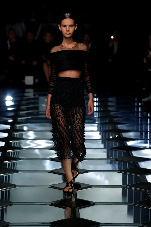 Backstage at Balenciaga SS15 Dazed 15