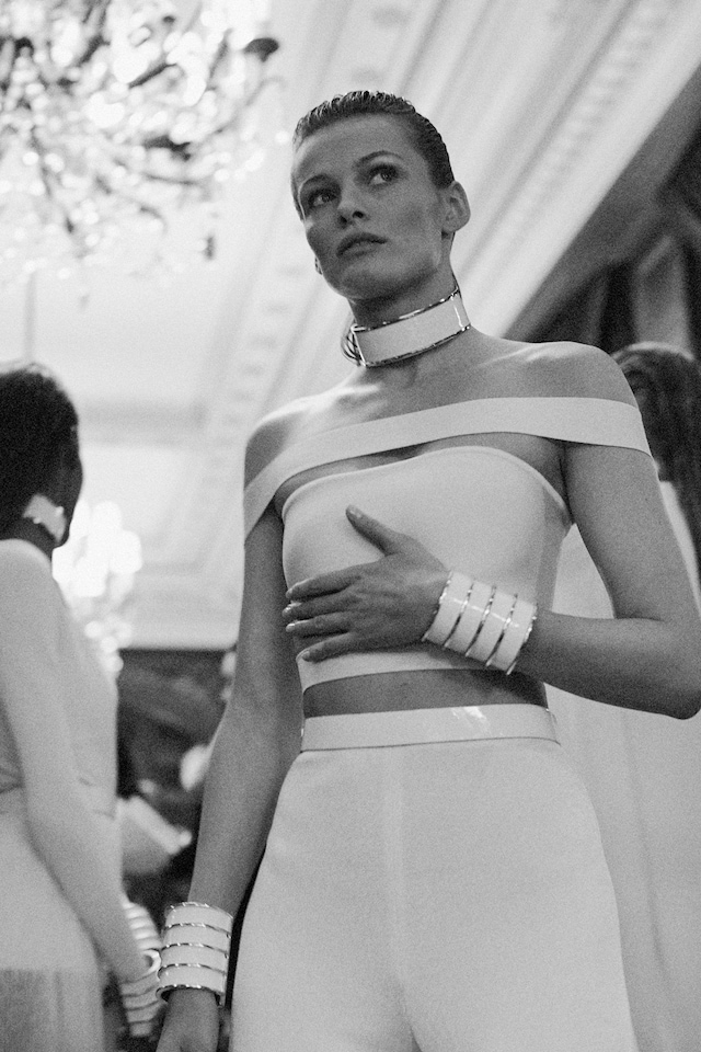 Balmain SS15, womenswear, Dazed backstage 0
