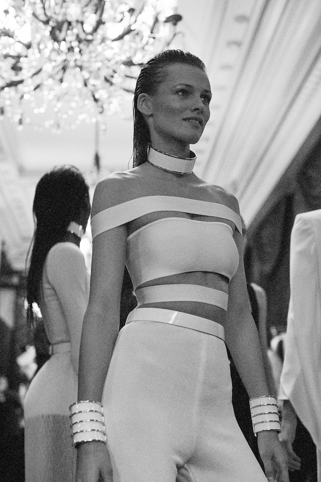 Balmain SS15, womenswear, Dazed backstage 6