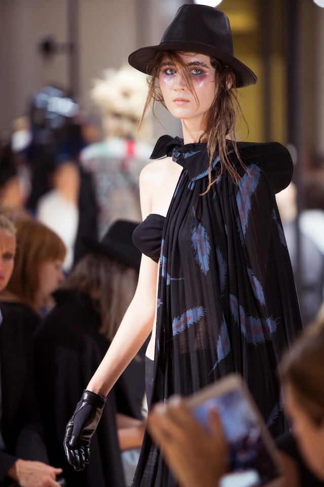 Backstage at Yohji Yamamoto SS15 Dazed 1