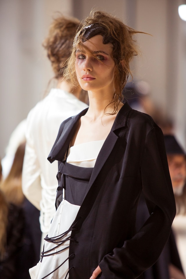 Backstage at Yohji Yamamoto SS15 Dazed 3