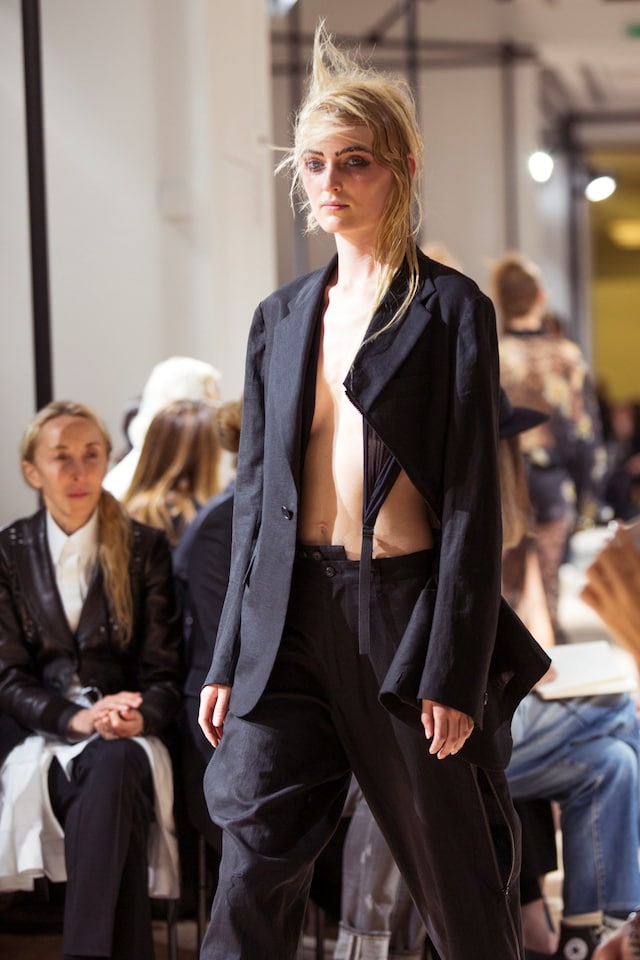 Backstage at Yohji Yamamoto SS15 Dazed 18