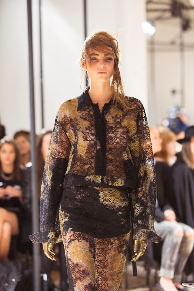 Backstage at Yohji Yamamoto SS15 Dazed 19