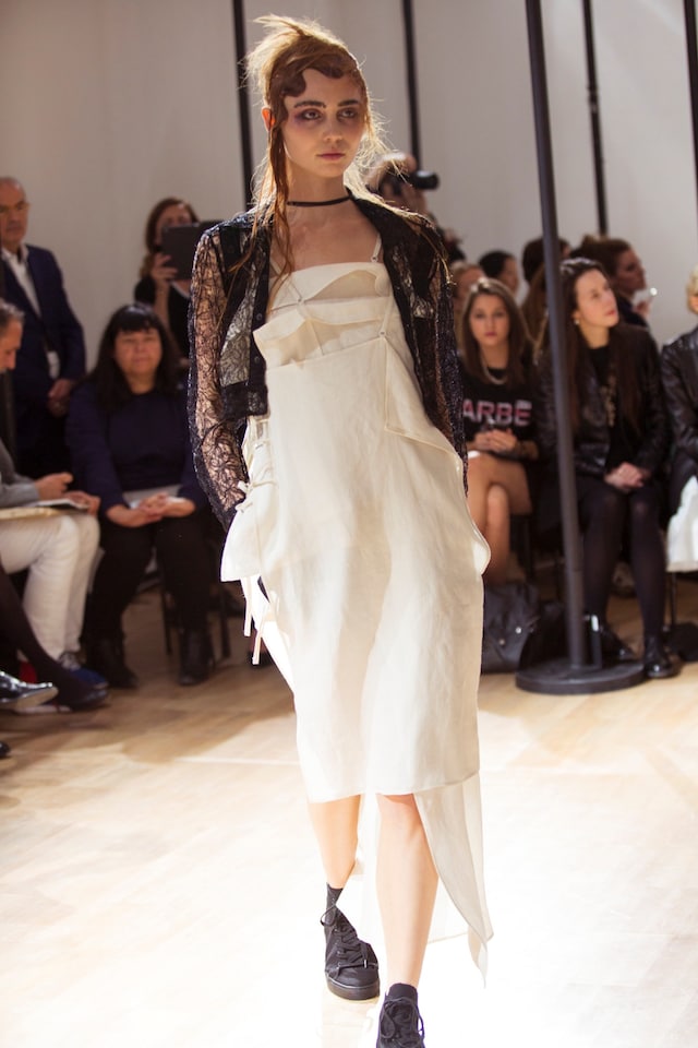 Backstage at Yohji Yamamoto SS15 Dazed 24