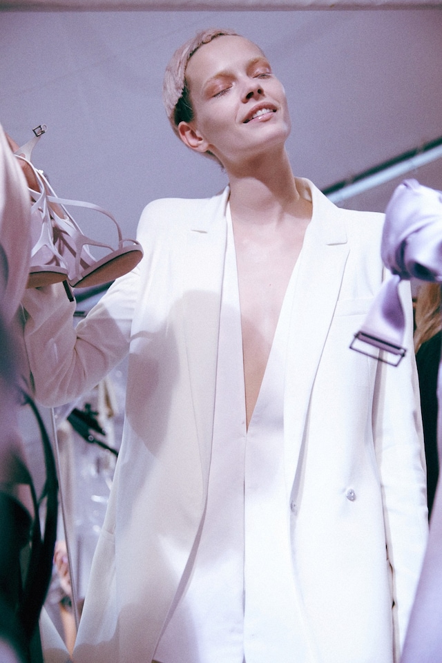 Backstage at Haider Ackermann SS15 Dazed 14