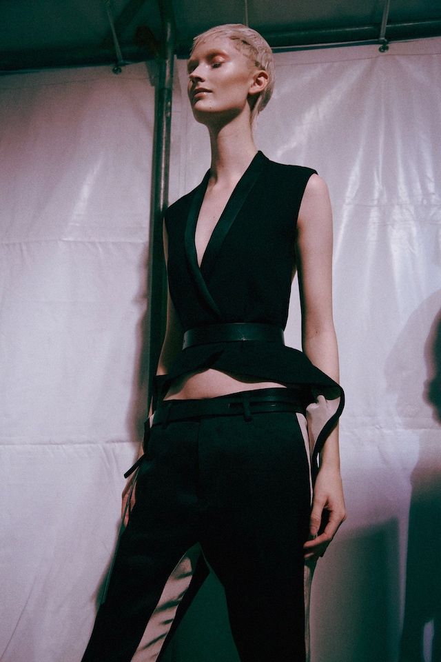 Backstage at Haider Ackermann SS15 Dazed 10