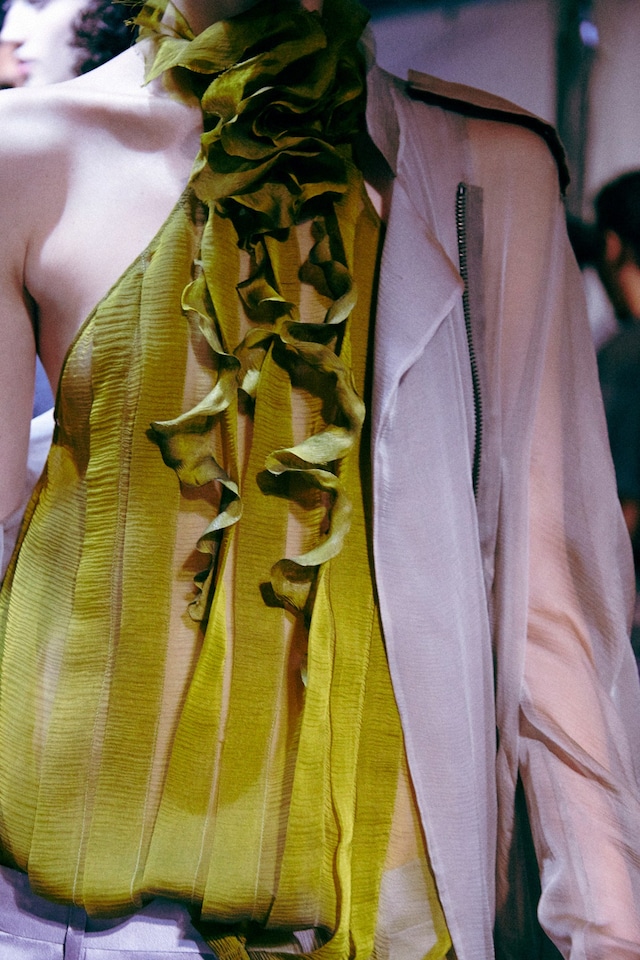 Backstage at Haider Ackermann SS15 Dazed 21