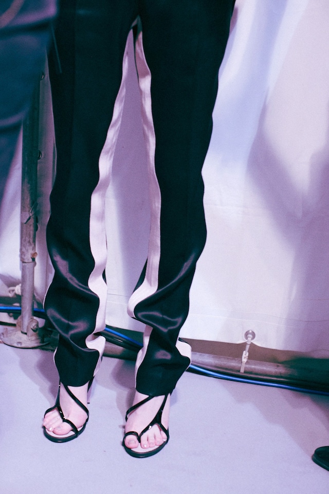 Backstage at Haider Ackermann SS15 Dazed 24