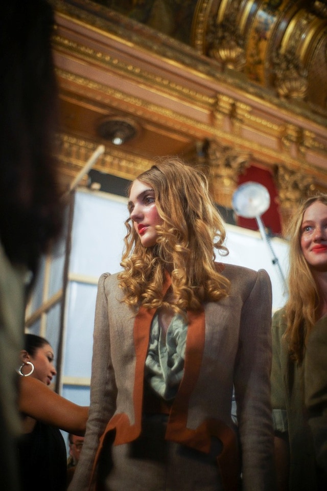 Vivienne Westwood Gold Label SS15, Dazed backstage 3