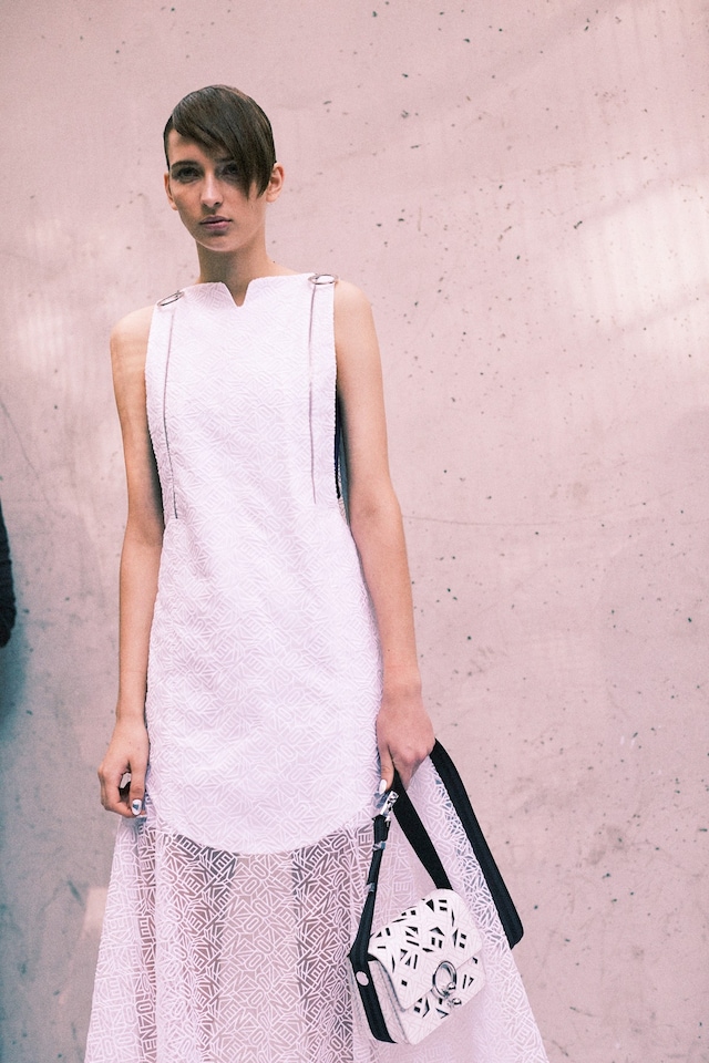 Backstage at Kenzo SS15 Dazed 9