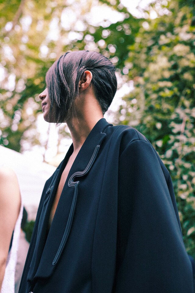 Backstage at Kenzo SS15 Dazed 24