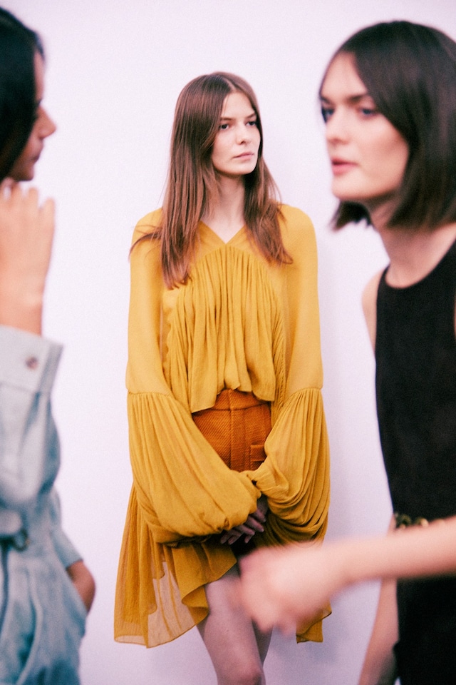 Chloé SS15, womenswear, Dazed backstage 10