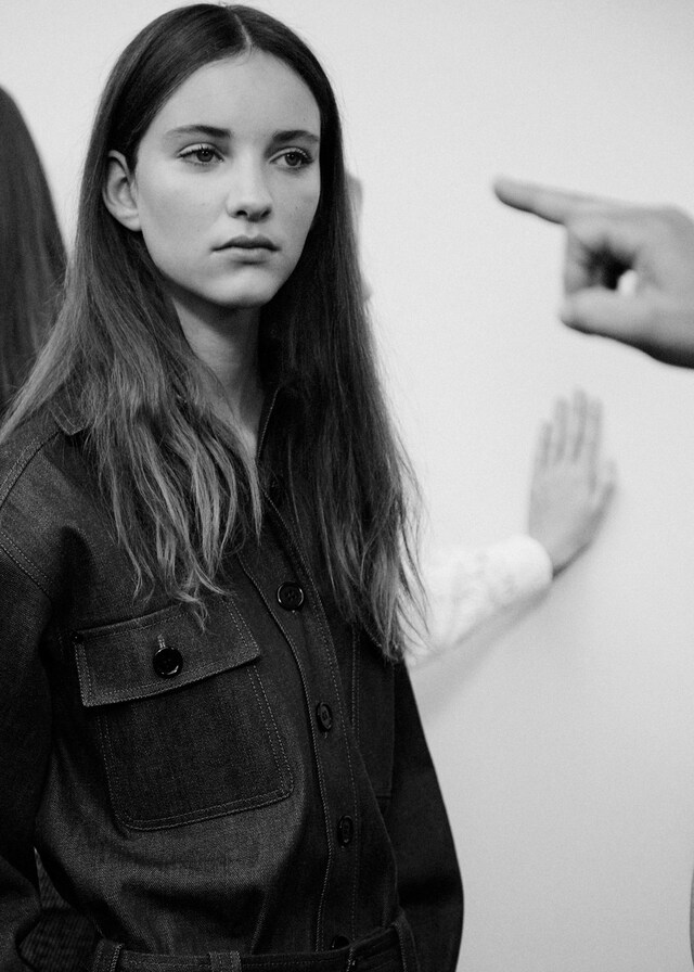 Chloé SS15, womenswear, Dazed backstage 15