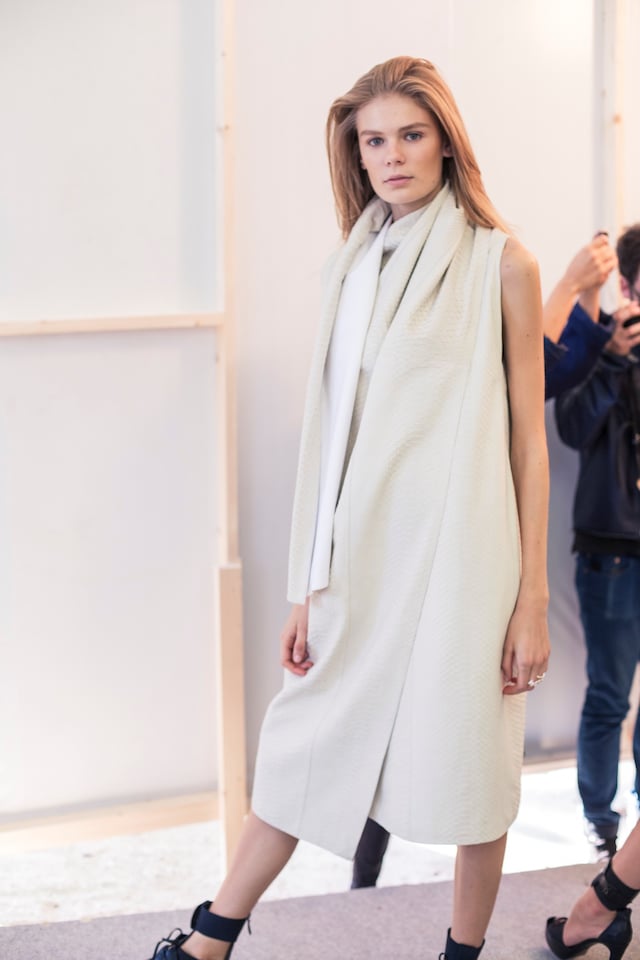 Herm&#232;s SS15, womenswear, Dazed backstage 1