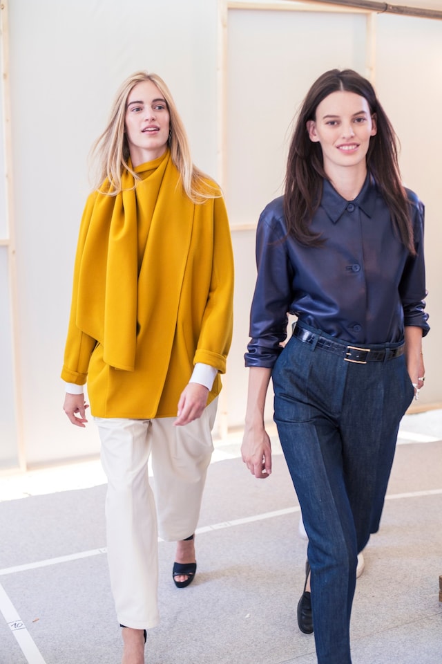 Herm&#232;s SS15, womenswear, Dazed backstage 6