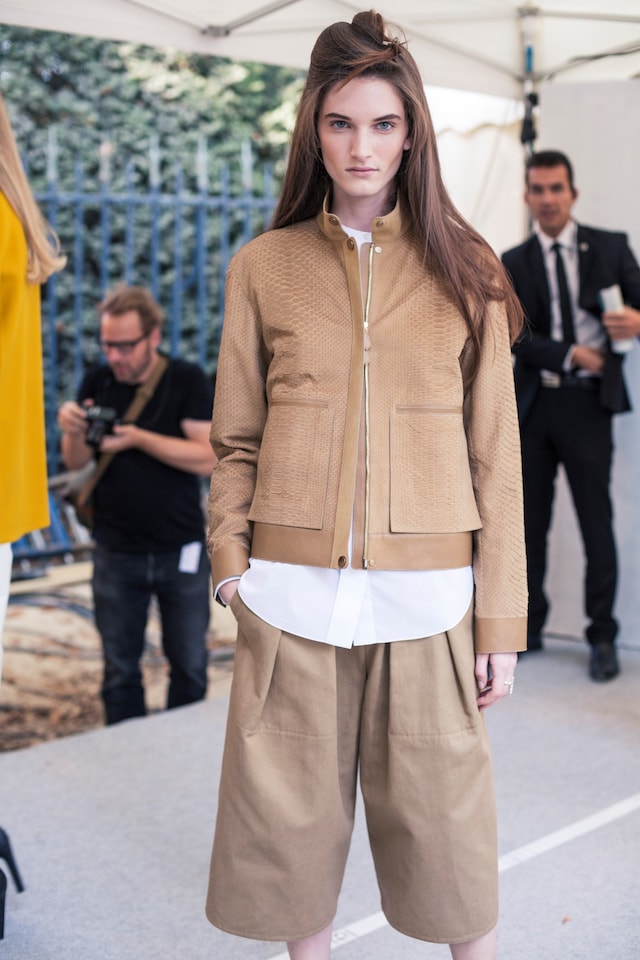 Herm&#232;s SS15, womenswear, Dazed backstage 14