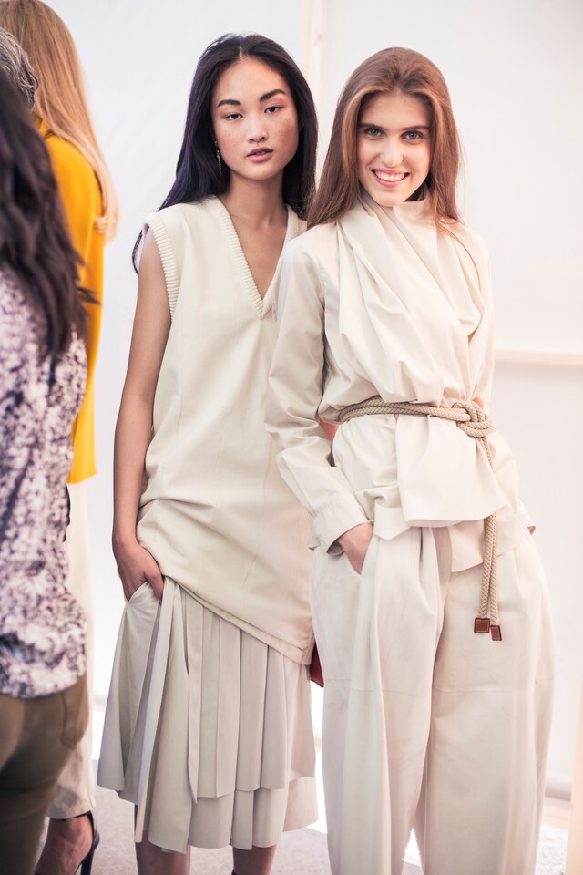 Herm&#232;s SS15, womenswear, Dazed backstage 13
