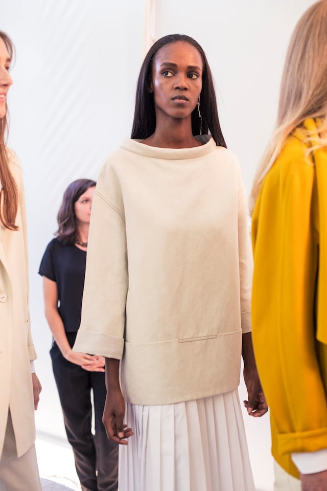 Herm&#232;s SS15, womenswear, Dazed backstage 12
