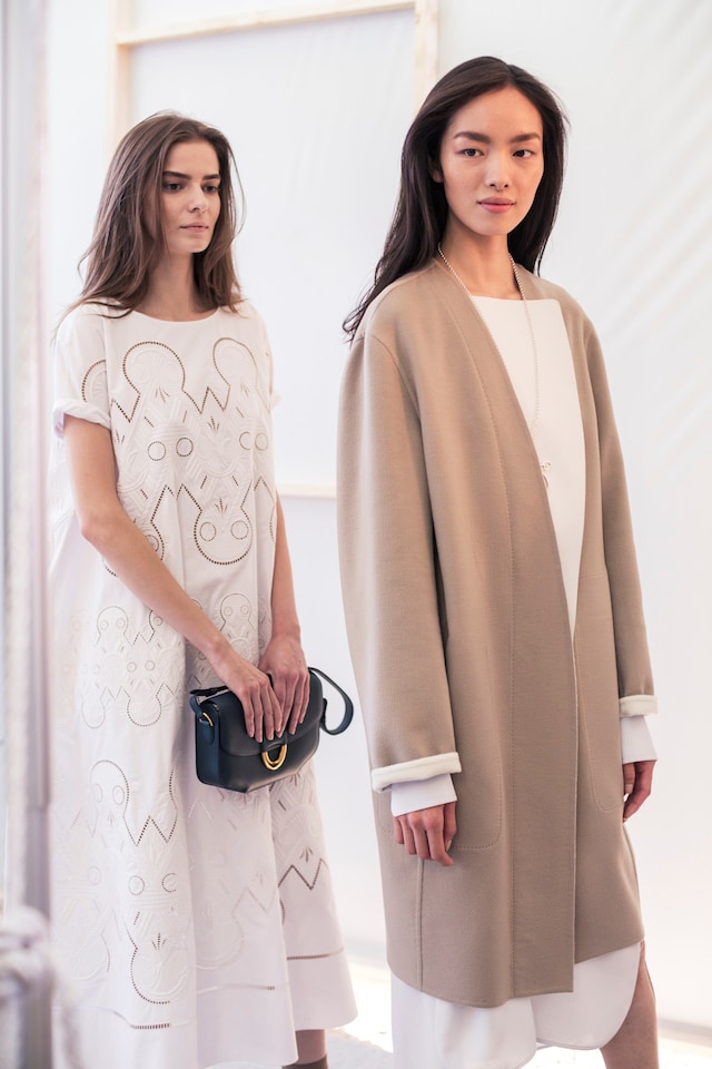 Herm&#232;s SS15, womenswear, Dazed backstage 0