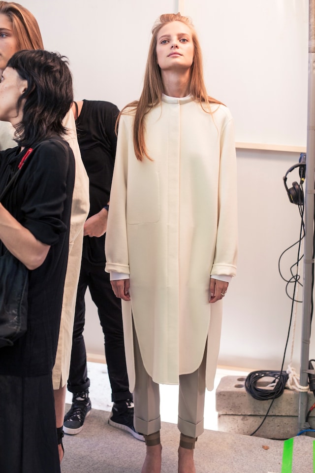 Herm&#232;s SS15, womenswear, Dazed backstage 16