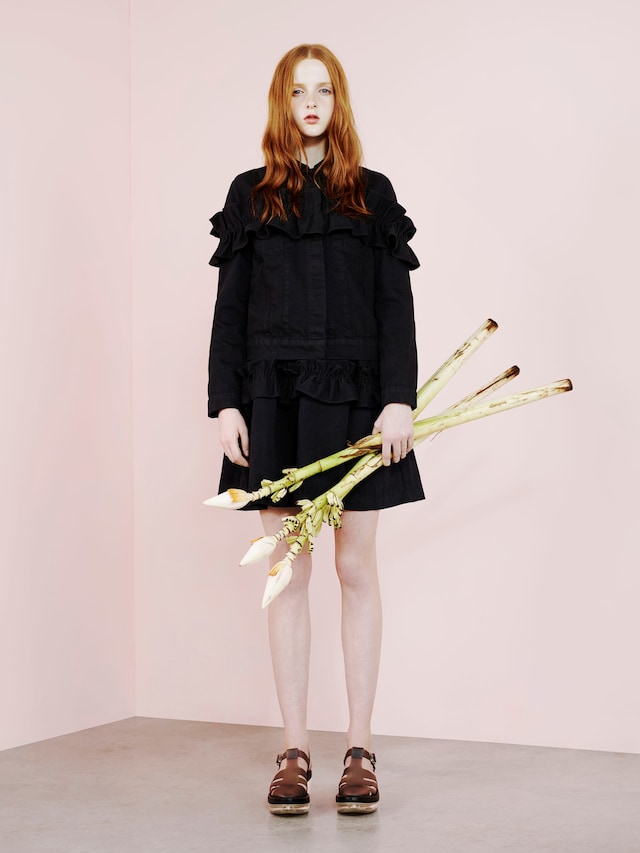 Simone Rocha X J Brand lookbook, Dazed 9