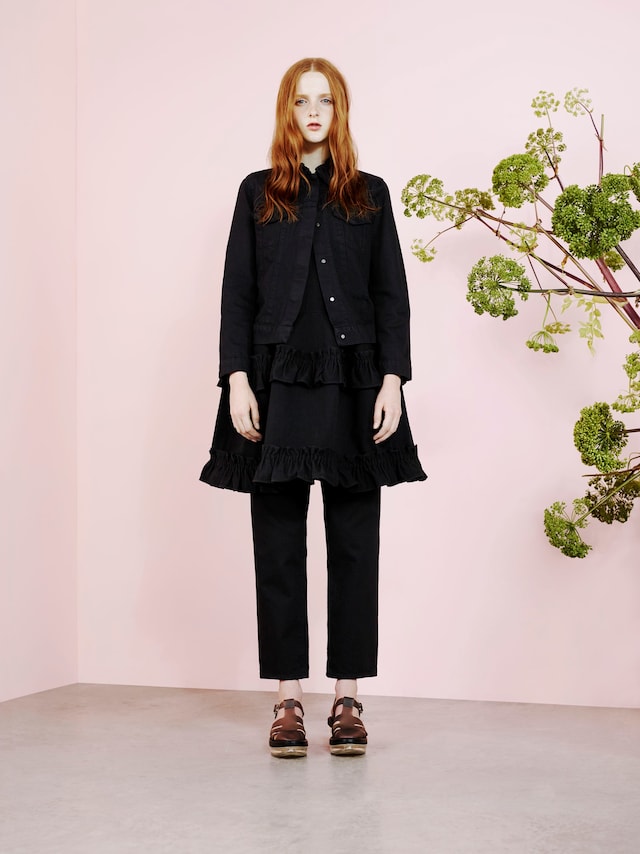 Simone Rocha X J Brand lookbook, Dazed 6