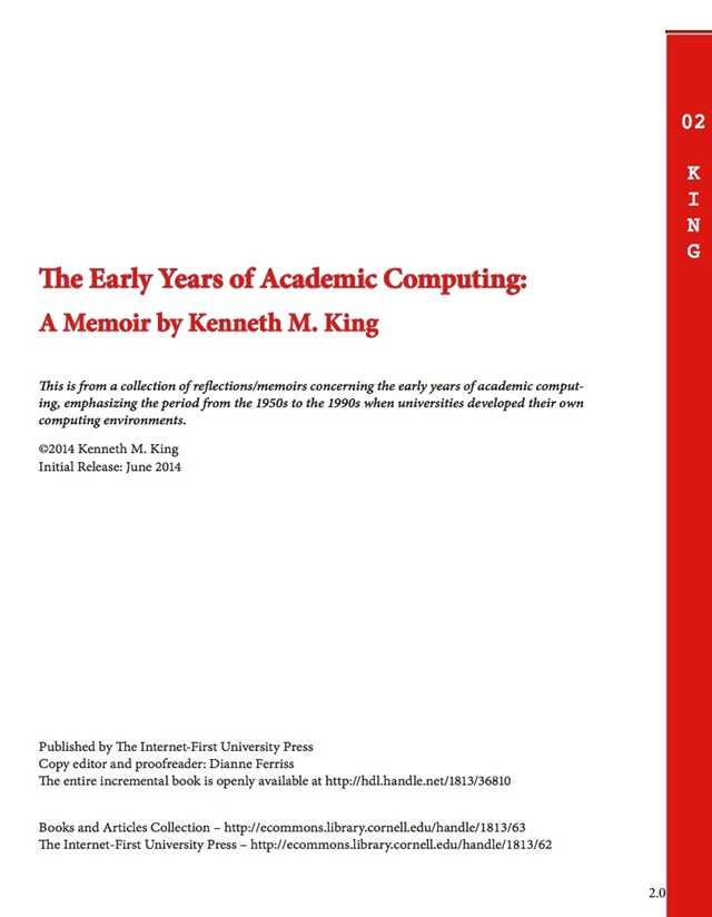 “The early years of academic computing”