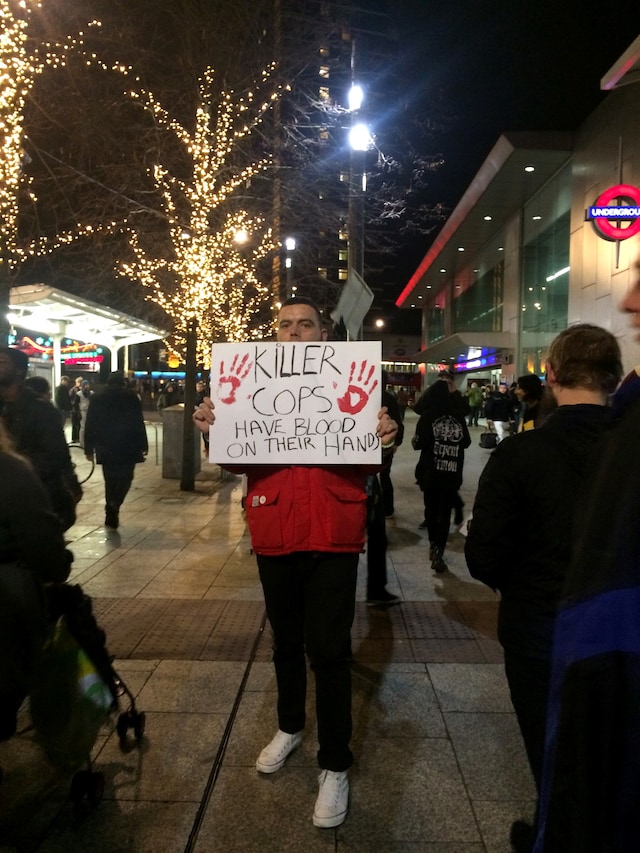 #ICantBreathe Eric Garner protests Westfield London 5