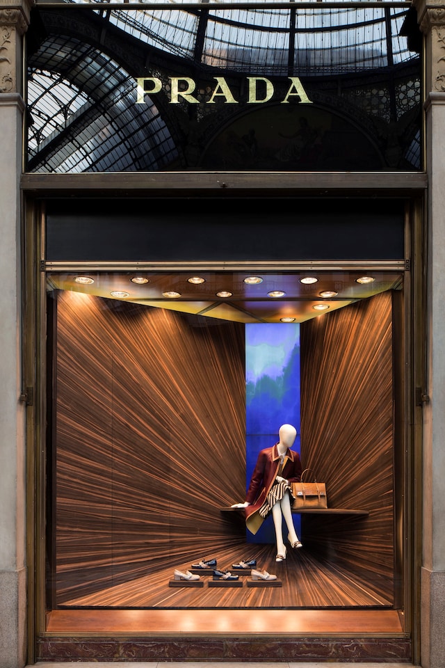 Martino Gamper Prada Corners installation window displays 3
