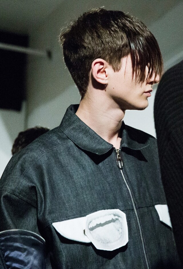 Christopher Shannon AW15 Mens backstage LC:M Dazed 15