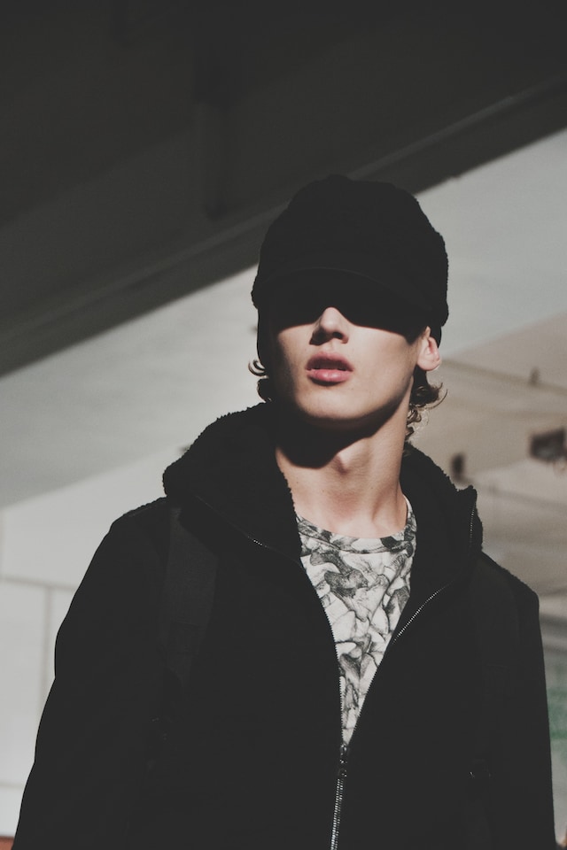 Backstage at Christopher Raeburn 1