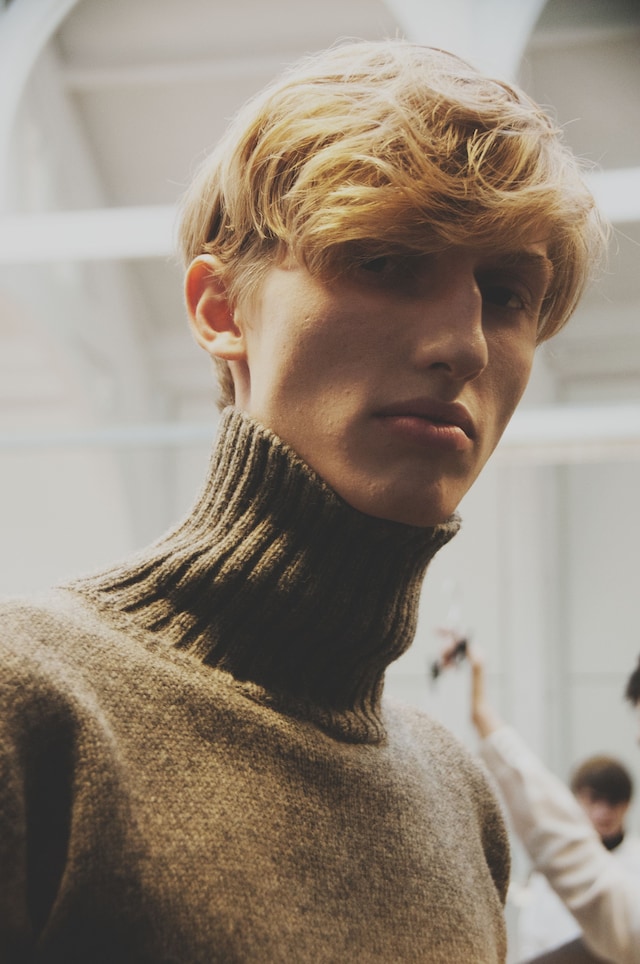 Backstage at Margaret Howell AW15 1