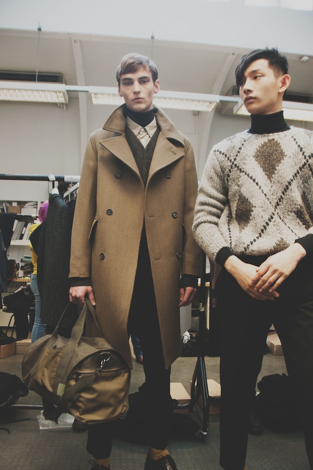 Backstage at Margaret Howell AW15 0