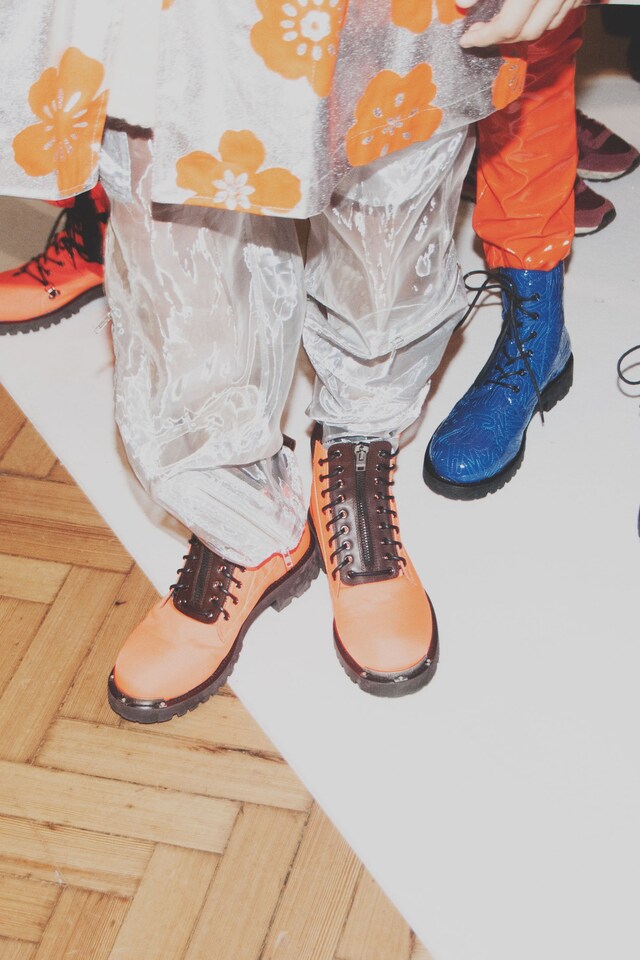 Backstage at Moschino Mens AW15 25