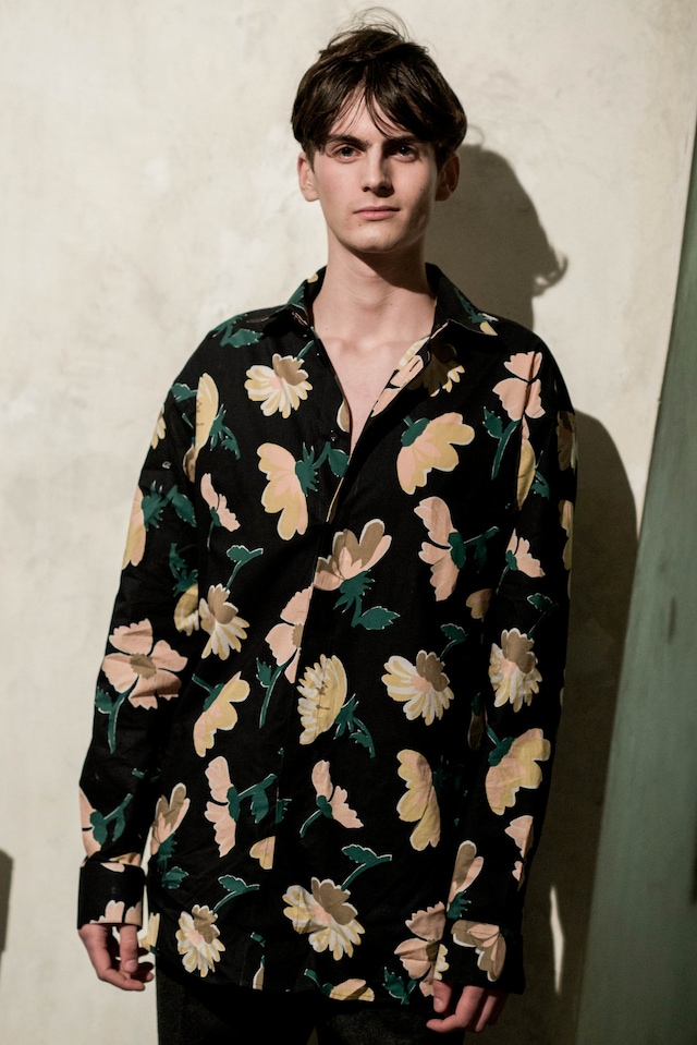 Marni Pitti Uomo AW15 Firenze Backstage print menswear 2