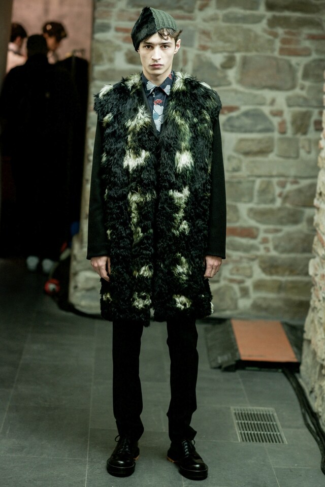 Marni Pitti Uomo AW15 Firenze Backstage fur menswear 5
