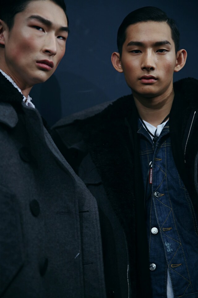 Backstage Dsquared2 menswear aw15 Sang Woo Kim 7