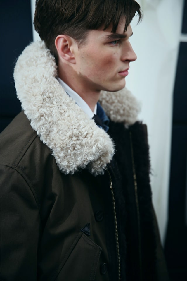 Backstage Dsquared2 menswear aw15 fur coat milan 6