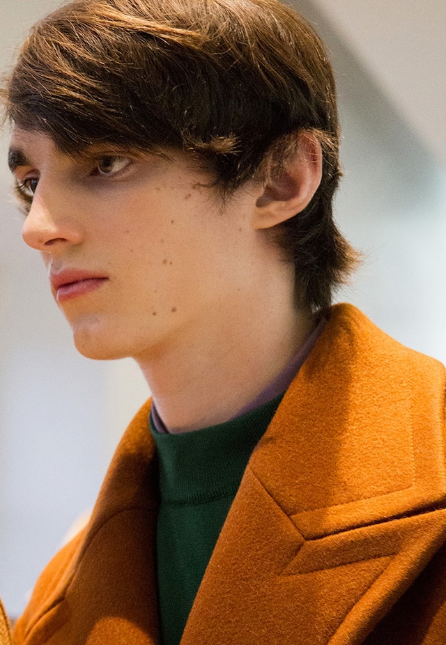 Jil Sander AW15 Menswear Milan Dazed camel coat 15