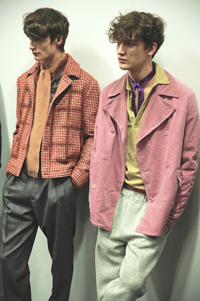 Bottega Veneta AW15 menswear Milan pink jackets 4